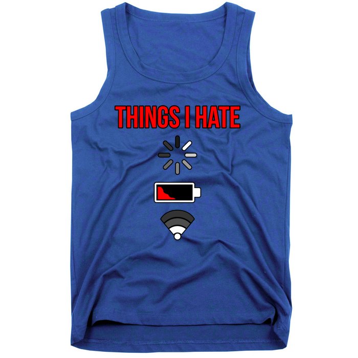 Things I Hate Computer It Tech Software Programmer Graphic Gift Tank Top