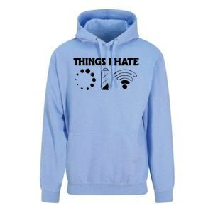 Things I Hate Computer Problems For Nerds Gamer Meaningful Gift Unisex Surf Hoodie