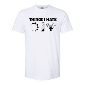 Things I Hate Computer Problems For Nerds Gamer Meaningful Gift Softstyle CVC T-Shirt