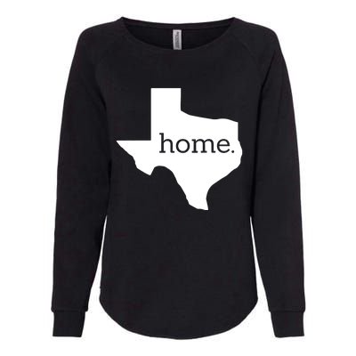 Texas Is Home. Womens California Wash Sweatshirt