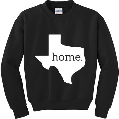 Texas Is Home. Kids Sweatshirt