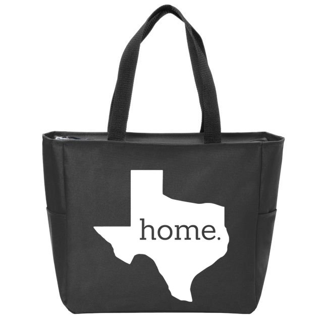 Texas Is Home. Zip Tote Bag