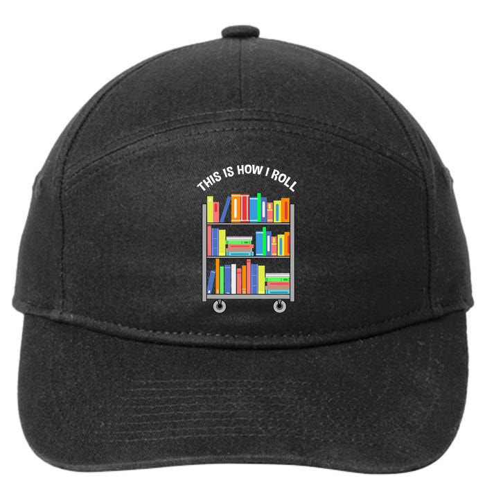 This Is How I Roll Book Librarian 7-Panel Snapback Hat