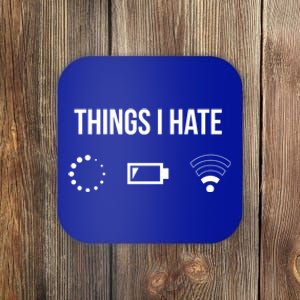 Things I Hate Funny Programmer Gift Coaster