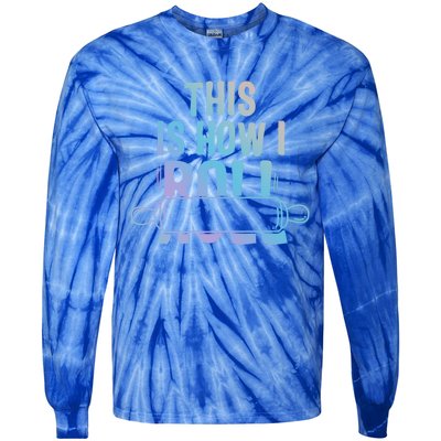 This Is How I Roll Baker Lover Mom Cooking Chef Baking Gift Tie-Dye Long Sleeve Shirt