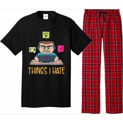 Things I Hate For Computer Programmer Gift Pajama Set