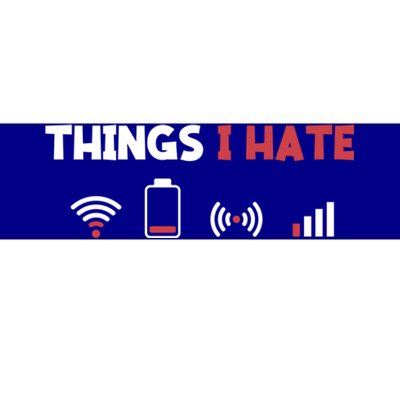 Things I Hate Information Technology Computer Whisperer Gift Bumper Sticker