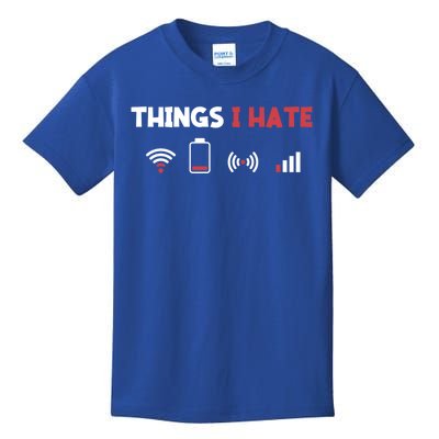 Things I Hate Information Technology Computer Whisperer Gift Kids T-Shirt