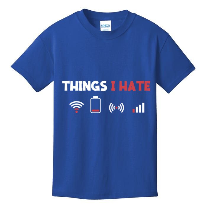 Things I Hate Information Technology Computer Whisperer Gift Kids T-Shirt