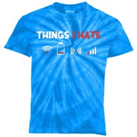 Things I Hate Information Technology Computer Whisperer Gift Kids Tie-Dye T-Shirt