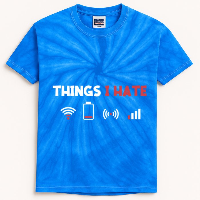 Things I Hate Information Technology Computer Whisperer Gift Kids Tie-Dye T-Shirt