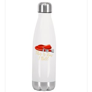 This Is How I Rolled Retired Firefighter Firefighting Funny Gift Stainless Steel Insulated Water Bottle