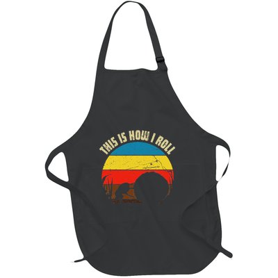 This Is How I Roll Dung Beetle Rolling Dung Ball Dung Beetle Full-Length Apron With Pockets