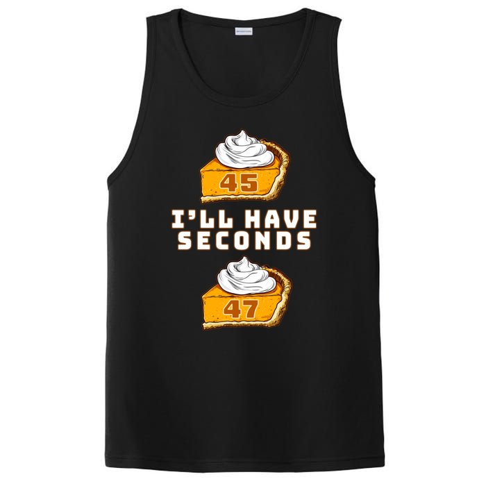 Trump ILl Have Seconds 45 47 Pumpkin Pie Thanksgiving Fun PosiCharge Competitor Tank