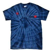 This Is How My Heart Beats Pilot Aviation Airplane Flying Tie-Dye T-Shirt