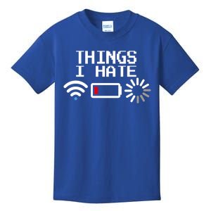 Things I Hate Funny Programmer Gamer Computer Geek Gift Kids T-Shirt