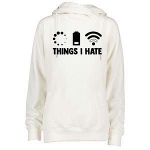 Things I Hate Programmer Coder Coding Developer Software Gift Womens Funnel Neck Pullover Hood