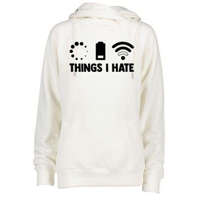 Things I Hate Programmer Coder Coding Developer Software Gift Womens Funnel Neck Pullover Hood