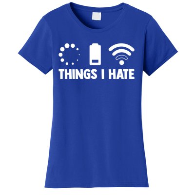 Things I Hate Programmer Coder Coding Developer Software Gift Women's T-Shirt