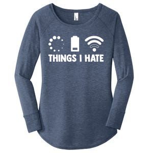 Things I Hate Programmer Coder Coding Developer Software Gift Women's Perfect Tri Tunic Long Sleeve Shirt