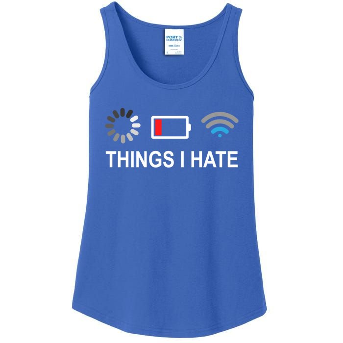 Things I Hate Funny Programmer Gamer Computer Nerd Streaming Meaningful Gift Ladies Essential Tank