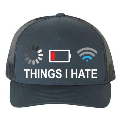 Things I Hate Funny Programmer Gamer Computer Nerd Streaming Meaningful Gift Yupoong Adult 5-Panel Trucker Hat