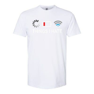 Things I Hate Funny Programmer Gamer Computer Nerd Streaming Meaningful Gift Softstyle® CVC T-Shirt