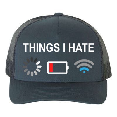 Things I Hate Funny Programmer Gamer Computer Nerd Streaming Funny Gift Yupoong Adult 5-Panel Trucker Hat