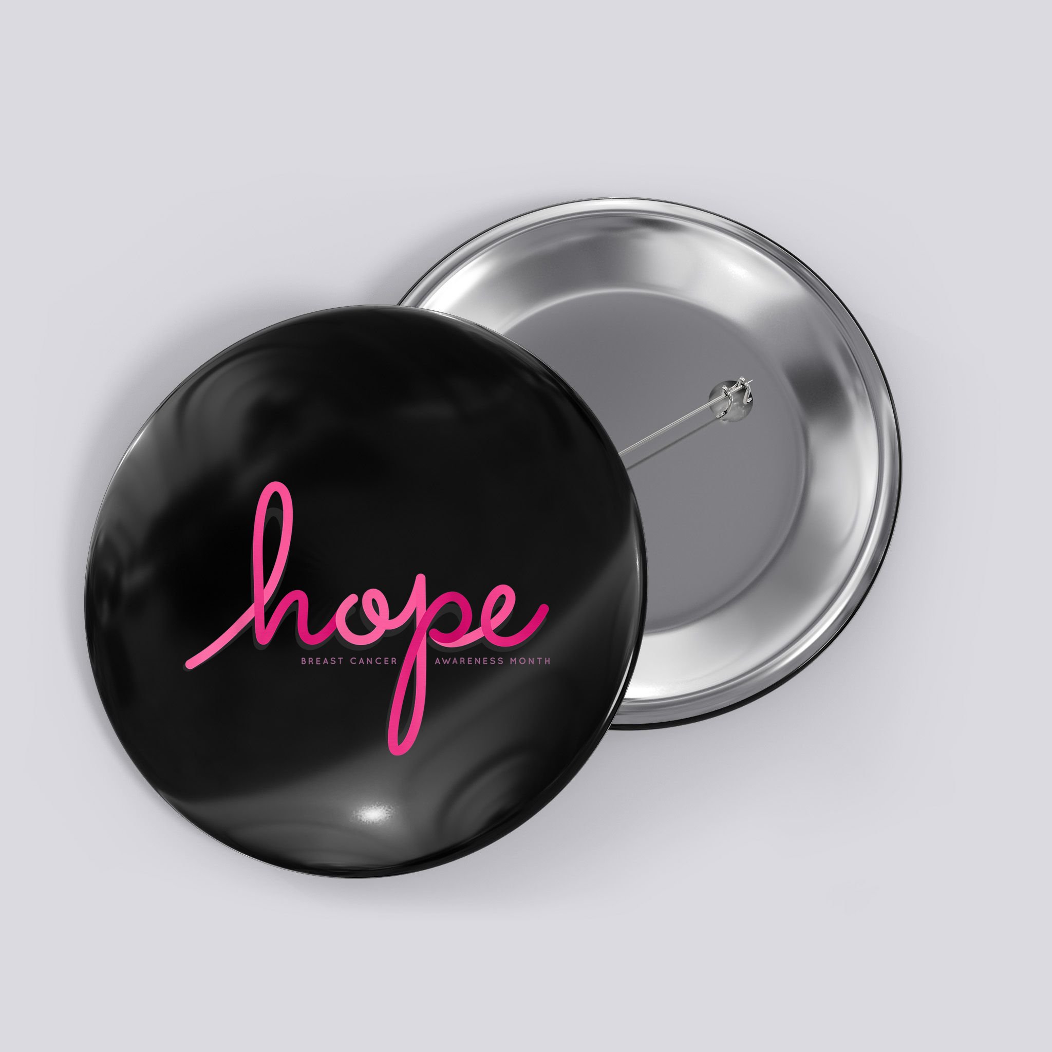 There is Hope for Breast Cancer Awareness Month Button