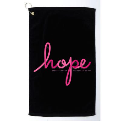 There is Hope for Breast Cancer Awareness Month Golf Towel