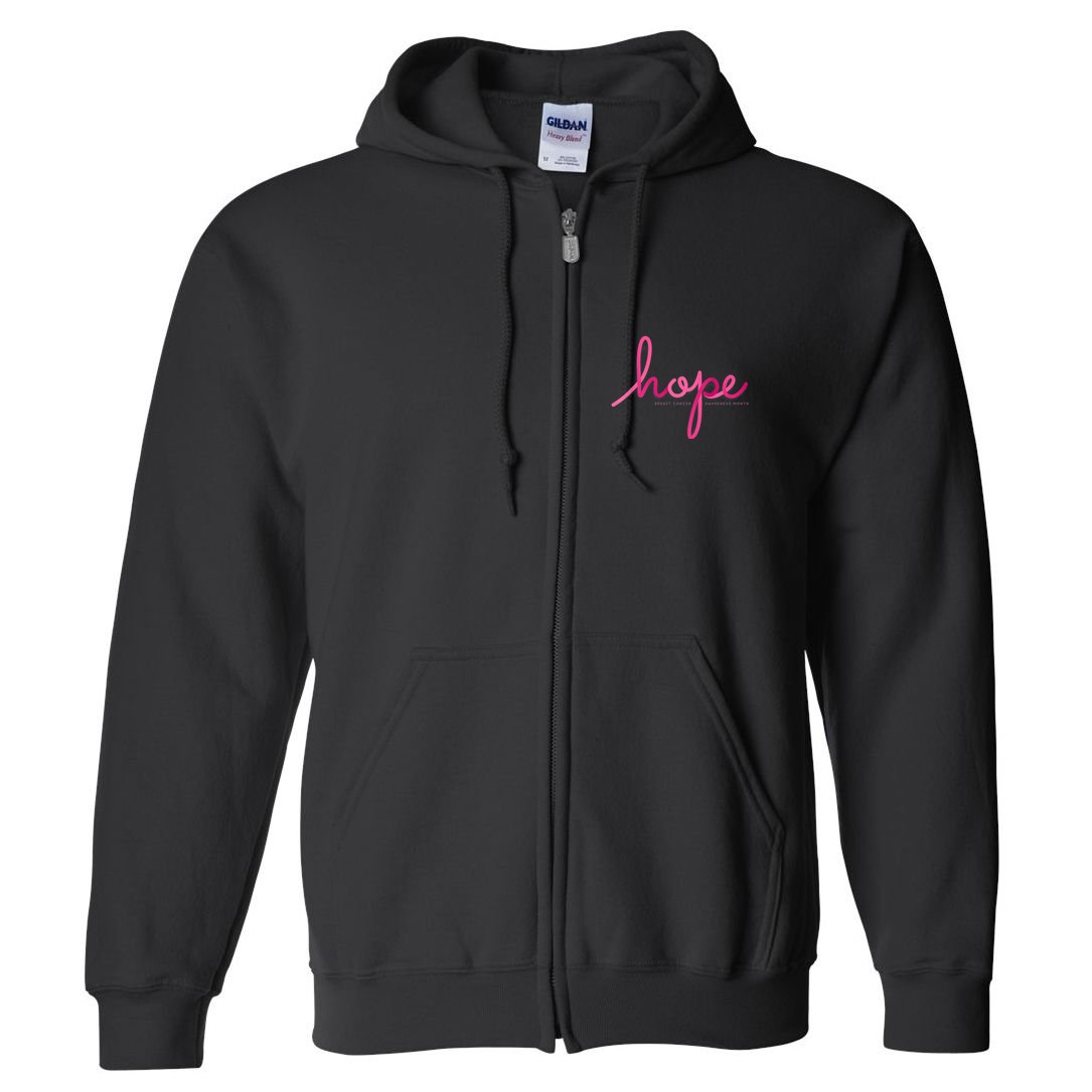 There is Hope for Breast Cancer Awareness Month Full Zip Hoodie