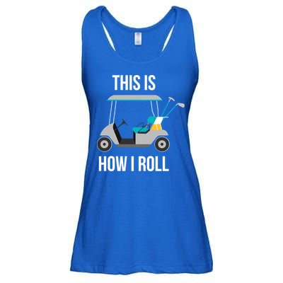 This Is How I Roll Cute Gift Golf Cool Gift Ladies Essential Flowy Tank
