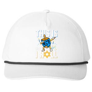 This Is How I Roll  Hanukkah Dreidel Chanukah Jew Gift Snapback Five-Panel Rope Hat