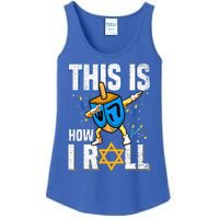 This Is How I Roll  Hanukkah Dreidel Chanukah Jew Gift Ladies Essential Tank