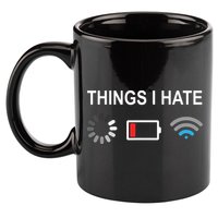 Things I Hate Funny Programmer Gamer Computer Nerd Streaming 11oz C Handle Ceramic Mug