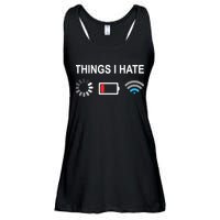 Things I Hate Funny Programmer Gamer Computer Nerd Streaming Ladies Essential Flowy Tank