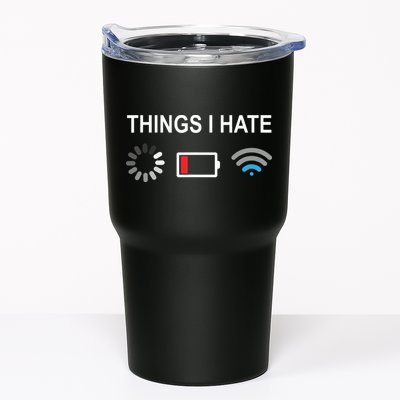 Things I Hate Funny Programmer Gamer Computer Nerd Streaming Tumbler