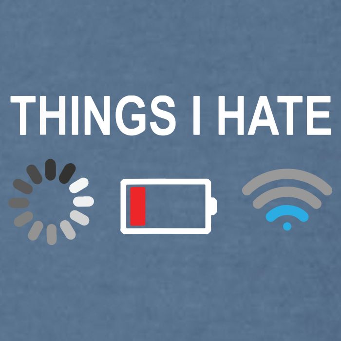 Things I Hate Funny Programmer Gamer Computer Nerd Streaming Garment-Dyed Sweatshirt