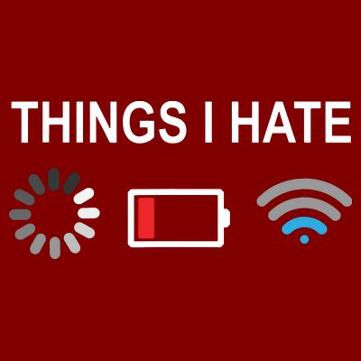 Things I Hate Funny Programmer Gamer Computer Nerd Streaming T-Shirt