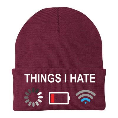Things I Hate Funny Programmer Gamer Computer Nerd Streaming Beanie