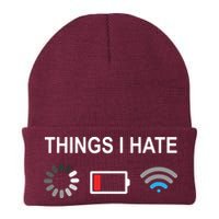 Things I Hate Funny Programmer Gamer Computer Nerd Streaming Beanie