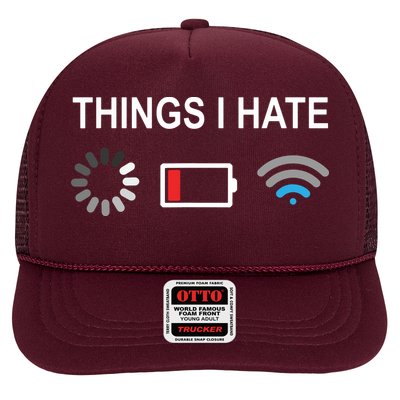Things I Hate Funny Programmer Gamer Computer Nerd Streaming Trucker Hat