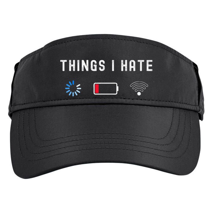 Things I Hate Programmer Gamer Computer Nerd Funny Gift Idea Adult Drive Performance Visor