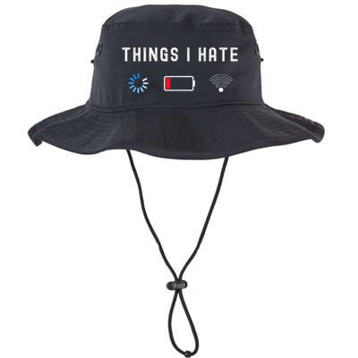 Things I Hate Programmer Gamer Computer Nerd Funny Gift Idea Legacy Cool Fit Booney Bucket Hat