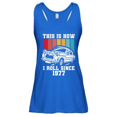 This Is How I Roll Since 1977 Great Gift Ladies Essential Flowy Tank