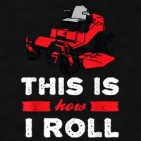 This Is How I Roll Zero Turn Riding Lawn Mower Image Ladies PosiCharge Tri-Blend Wicking Tank