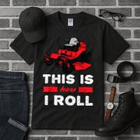 This Is How I Roll Zero Turn Riding Lawn Mower Image Tall T-Shirt