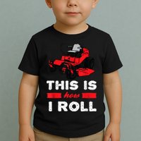 This Is How I Roll Zero Turn Riding Lawn Mower Image Toddler T-Shirt
