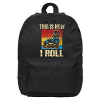 This Is How I Roll Rollerblades Skater Inline Skating 16 in Basic Backpack