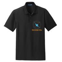 This Is How I Roll Airplane Pilo Aviation Dry Zone Grid Polo